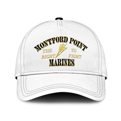 Montford Point Marines Classic Cap African American Heroes White - African Pride