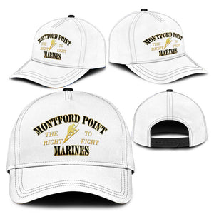 Montford Point Marines Classic Cap African American Heroes White - African Pride