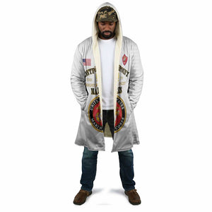 African American Marine Corps Legacy Cloak Montford Point Heritage White
