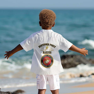 Montford Point Marines Kid Hawaiian Shirt African American Heroes White - African Pride