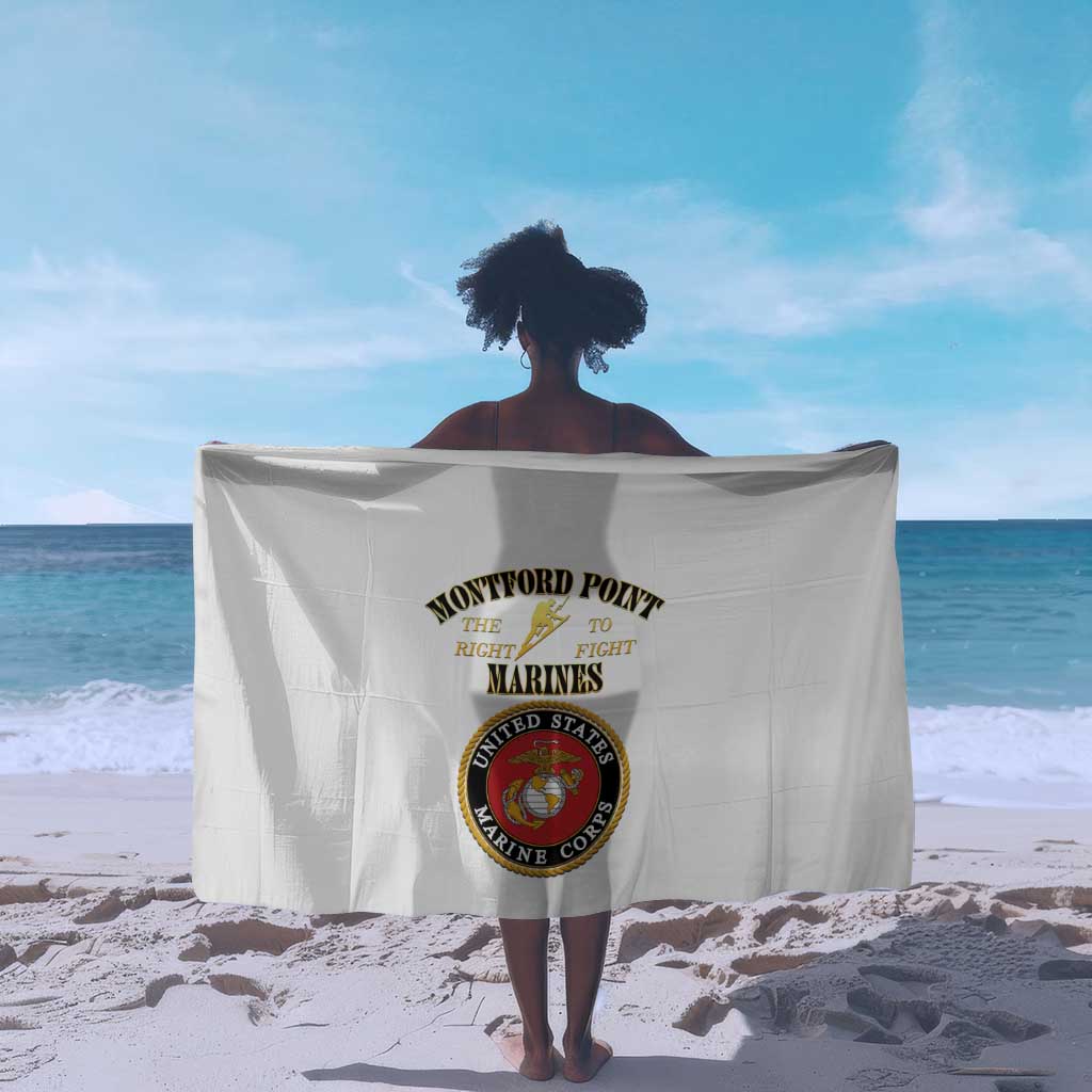 Montford Point Marines Sarong African American Heroes White - African Pride