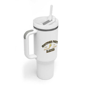 Montford Point Marines Tumbler With Handle African American Heroes White - African Pride