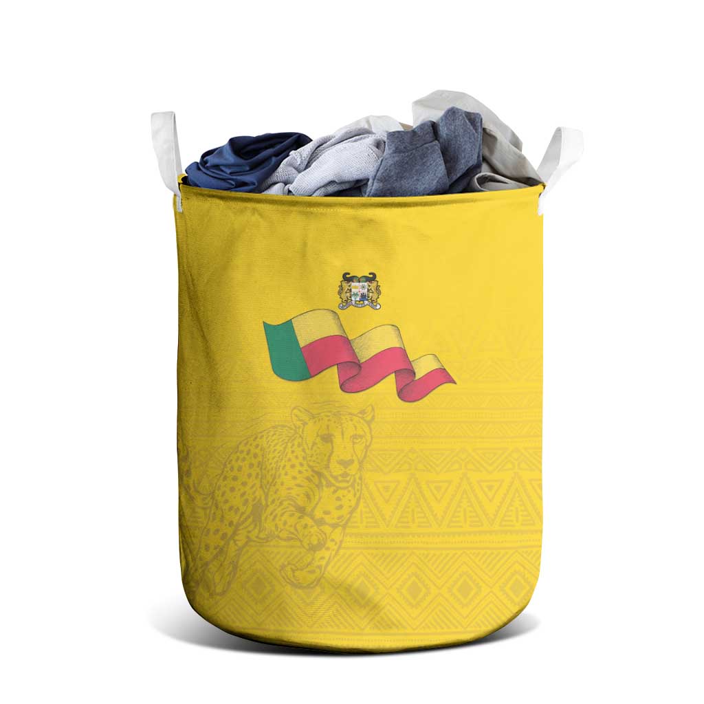 Afro Benin Football Laundry Basket Come On Les Guepards - African Pride