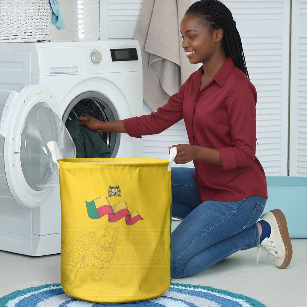 Afro Benin Football Laundry Basket Come On Les Guepards - African Pride