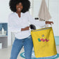 Afro Benin Football Laundry Basket Come On Les Guepards - African Pride