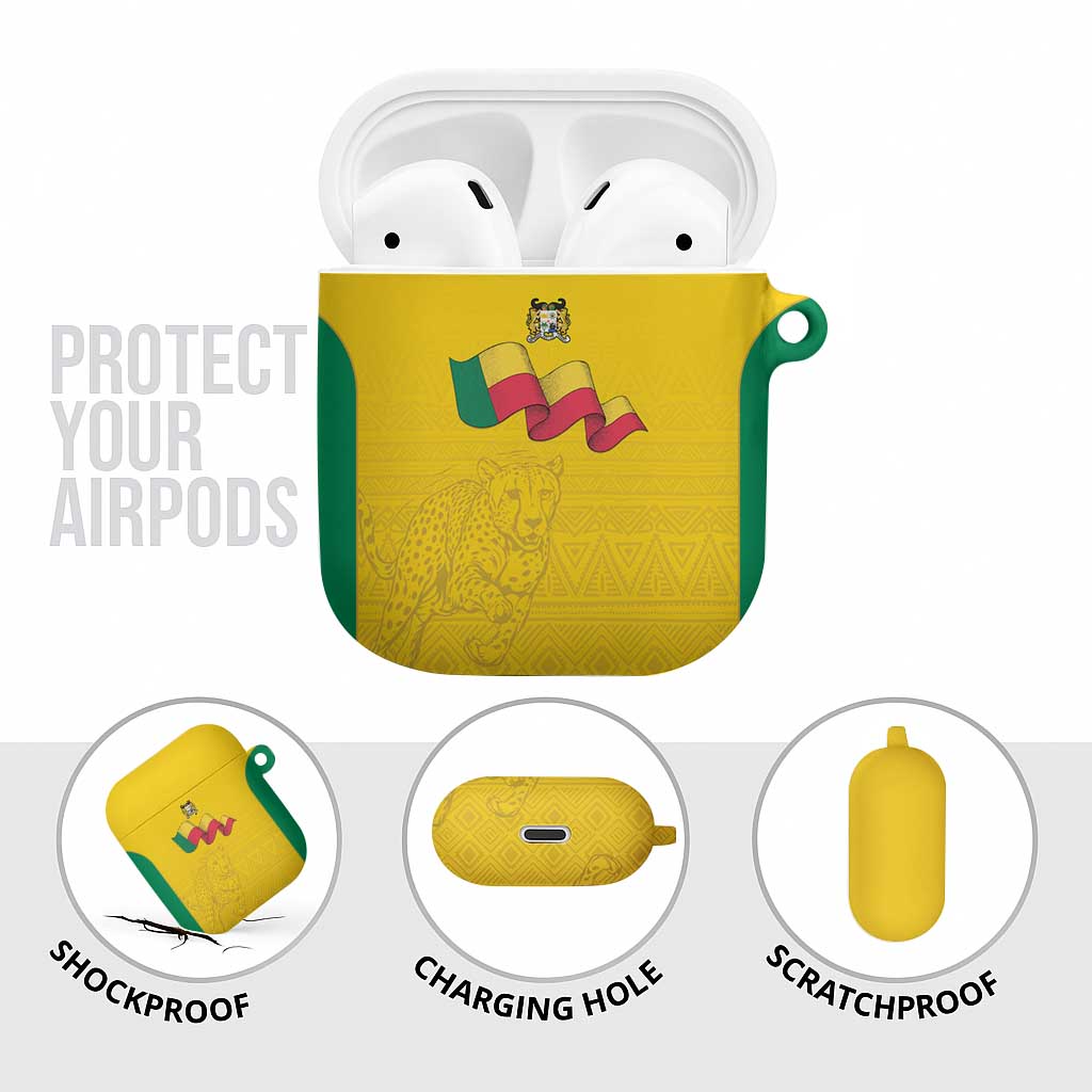 Benin Football AirPods Case Go Champions Les Guepards