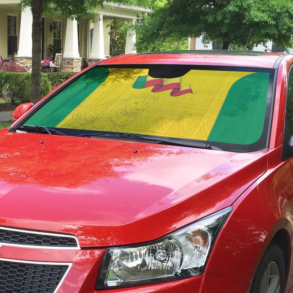 Benin Football Auto Sun Shade Go Champions Les Guepards