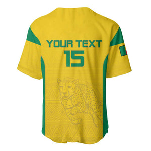 Afro Benin Football Custom Baseball Jersey Come On Les Guepards LT15
