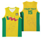 Afro Benin Football Custom Basketball Jersey Come On Les Guepards - African Pride