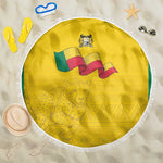Afro Benin Football Beach Blanket Come On Les Guepards - African Pride
