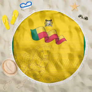 Afro Benin Football Beach Blanket Come On Les Guepards - African Pride