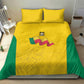 Afro Benin Football Bedding Set Come On Les Guepards - African Pride