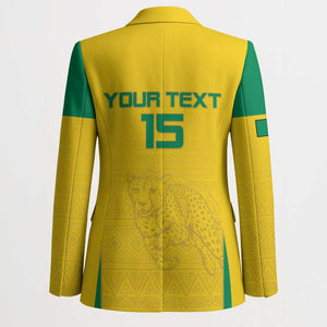 Custom Benin Football Blazer Go Champions Les Guepards