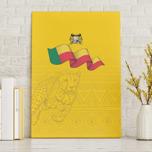 Afro Benin Football Canvas Wall Art Come On Les Guepards - African Pride
