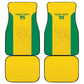 Afro Benin Football Custom Car Mats Come On Les Guepards - African Pride