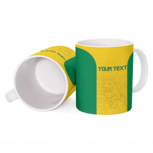 Custom Benin Football Ceramic Mug Go Champions Les Guepards