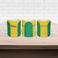 Custom Benin Football Ceramic Mug Go Champions Les Guepards