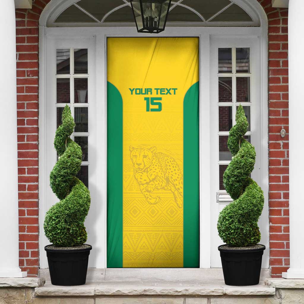 Custom Benin Football Door Cover Go Champions Les Guepards
