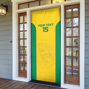Custom Benin Football Door Cover Go Champions Les Guepards