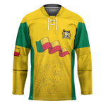 Custom Benin Football Hockey Jersey Go Champions Les Guepards