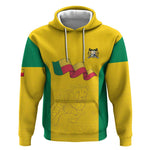 Afro Benin Football Custom Hoodie Come On Les Guepards - African Pride
