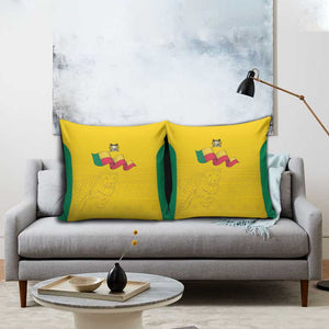 Benin Football Pillow Cover Go Champions Les Guepards
