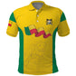 Afro Benin Football Custom Polo Shirt Come On Les Guepards LT15