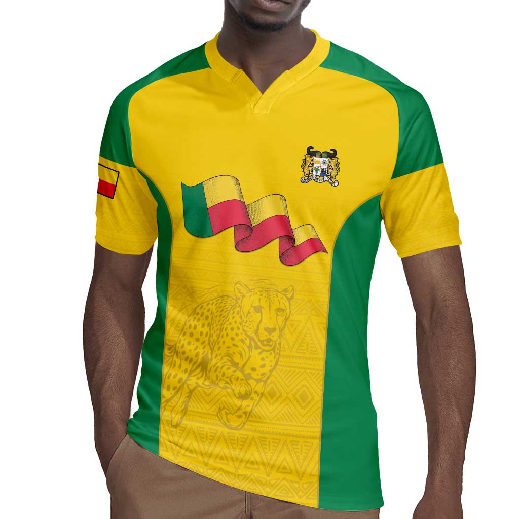 Afro Benin Football Custom Rugby Jersey Come On Les Guepards LT15