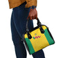 Afro Benin Football Shoulder Handbag Come On Les Guepards - African Pride