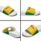 Benin Football Slide Sandals Go Champions Les Guepards