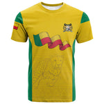 Afro Benin Football Custom T shirt Come On Les Guepards LT15