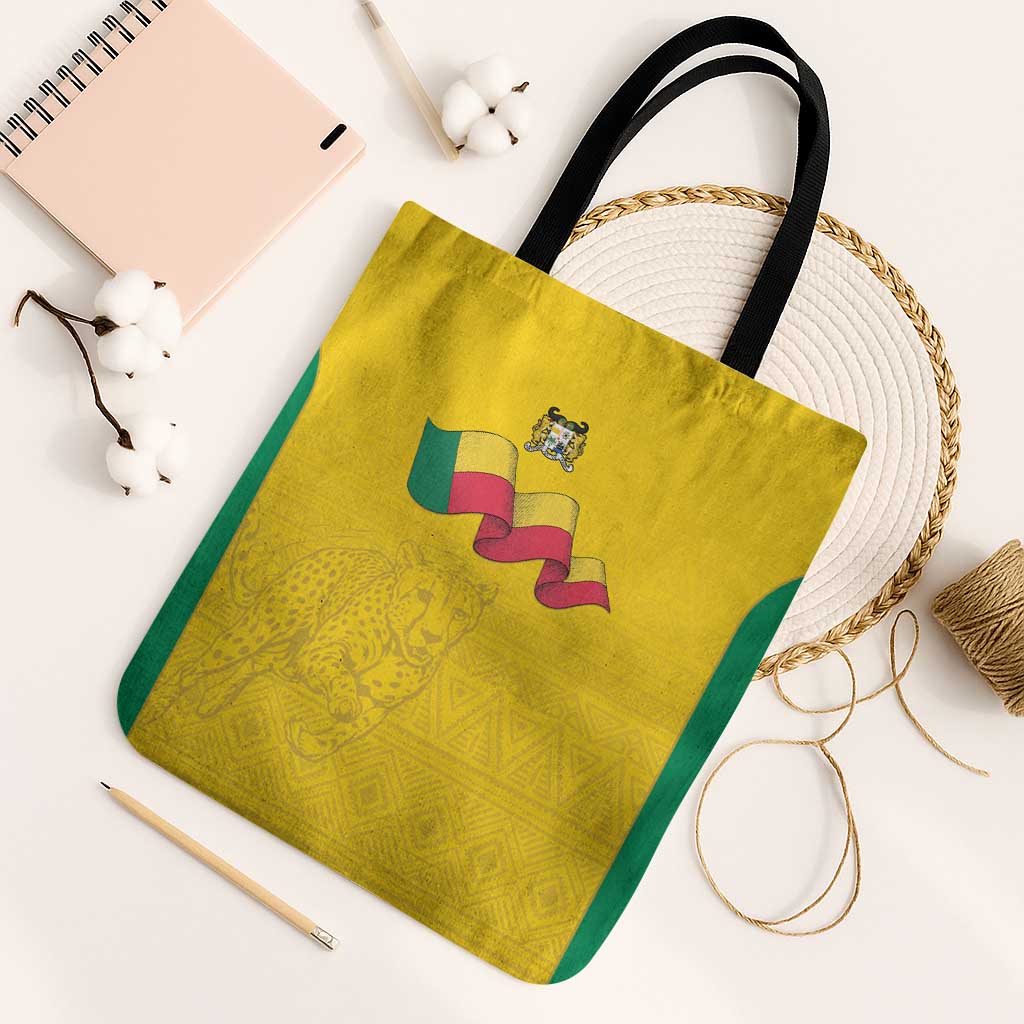 Benin Football Tote Bag Go Champions Les Guepards