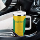 Afro Benin Football Custom Tumbler With Handle Come On Les Guepards - African Pride