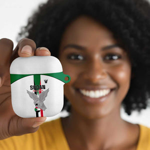 Sudan Football AirPods Case Go Champions Falcons of Jediane