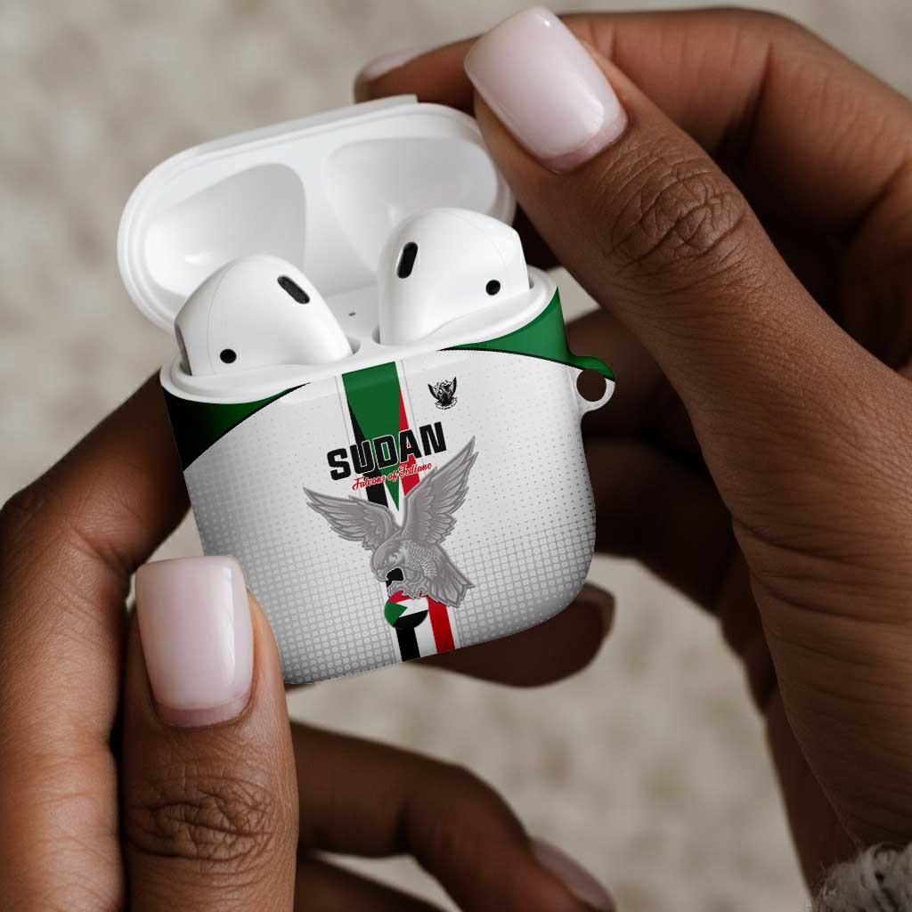 Sudan Football AirPods Case Go Champions Falcons of Jediane