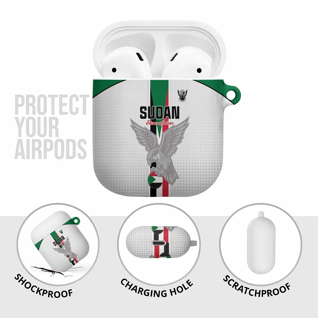 Sudan Football AirPods Case Go Champions Falcons of Jediane