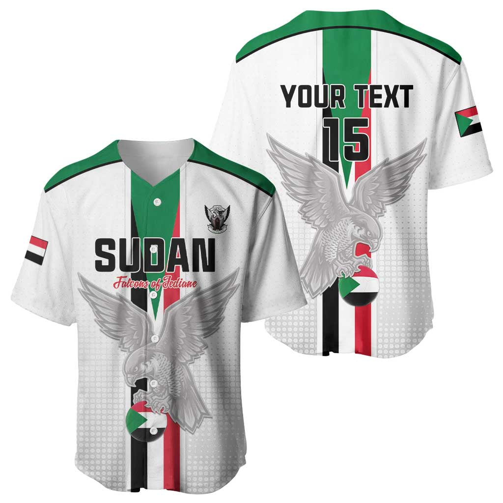 Afro Sudan Football Custom Baseball Jersey Come On Falcons of Jediane LT15