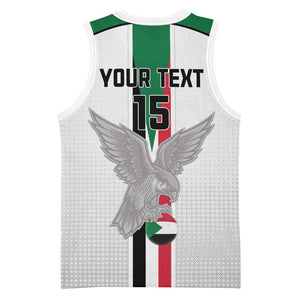 Afro Sudan Football Custom Basketball Jersey Come On Falcons of Jediane - African Pride
