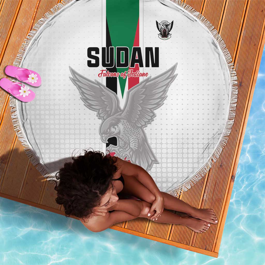 Afro Sudan Football Beach Blanket Come On Falcons of Jediane - African Pride