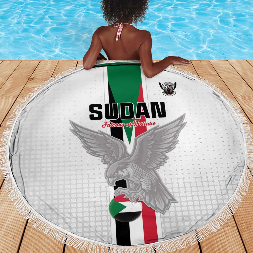 Afro Sudan Football Beach Blanket Come On Falcons of Jediane - African Pride