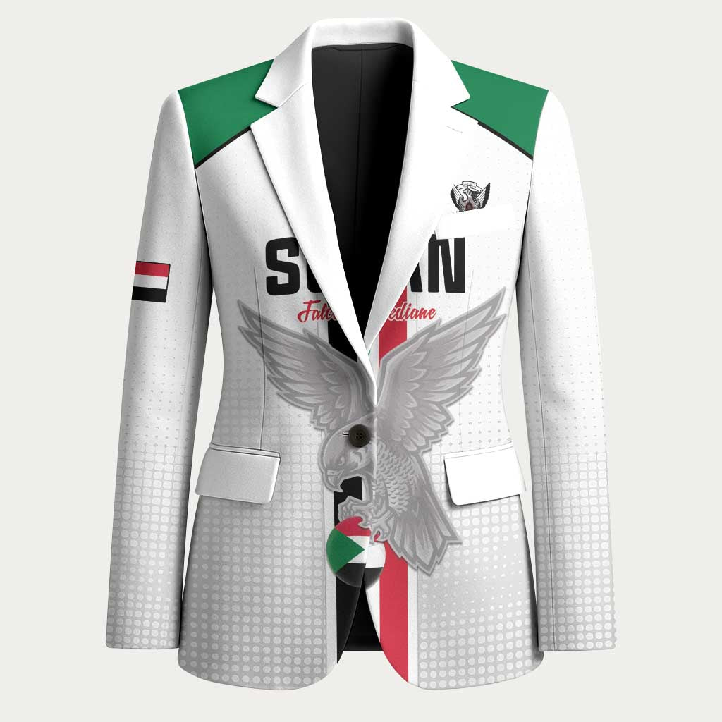 Custom Sudan Football Blazer Go Champions Falcons of Jediane