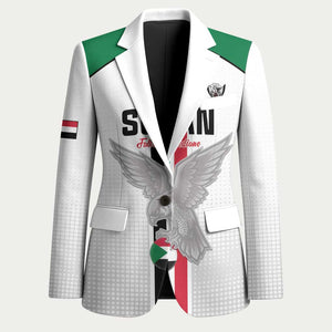 Custom Sudan Football Blazer Go Champions Falcons of Jediane
