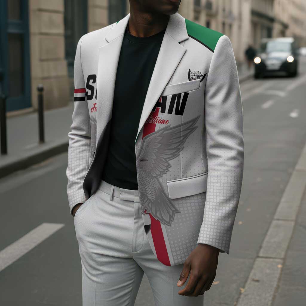 Custom Sudan Football Blazer Go Champions Falcons of Jediane