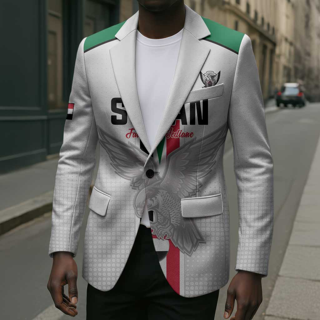 Custom Sudan Football Blazer Go Champions Falcons of Jediane