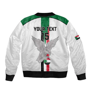 Afro Sudan Football Custom Bomber Jacket Come On Falcons of Jediane - African Pride