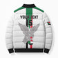Custom Sudan Football Bomber Puffer Jacket Go Champions Falcons of Jediane