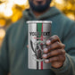 Afro Sudan Football Custom 4 in 1 Can Cooler Tumbler Come On Falcons of Jediane - African Pride