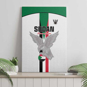Afro Sudan Football Canvas Wall Art Come On Falcons of Jediane - African Pride
