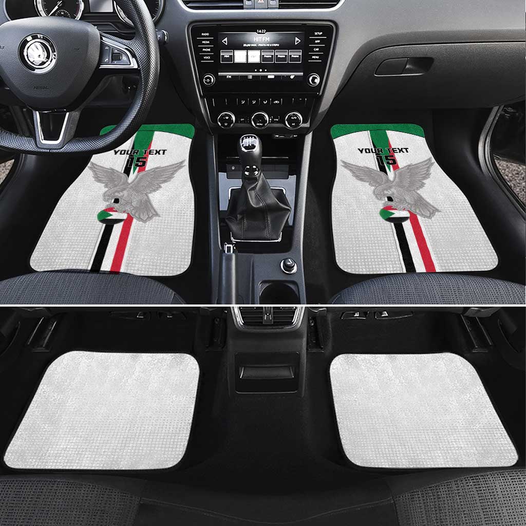 Afro Sudan Football Custom Car Mats Come On Falcons of Jediane - African Pride