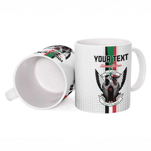 Custom Sudan Football Ceramic Mug Go Champions Falcons of Jediane